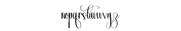 Shinning Daisy Font LOWERCASE