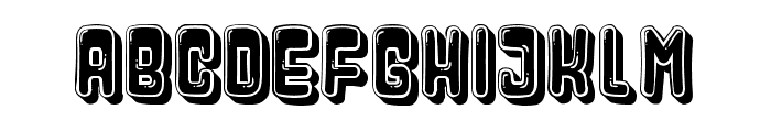 Shinny Gums Regular Font LOWERCASE