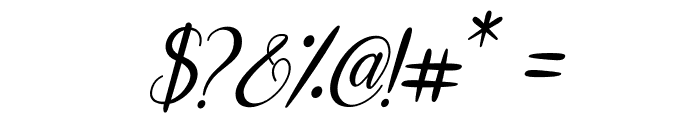 Shintia Italic Italic Font OTHER CHARS