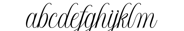 ShintosaScript Font LOWERCASE