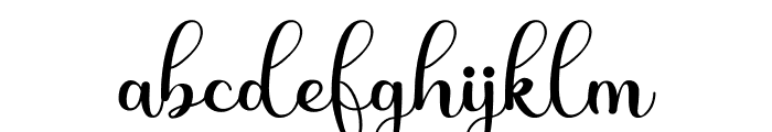 Shiny Aisyah Font LOWERCASE