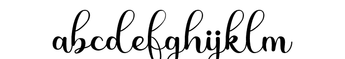 Shiny Aisyah Font LOWERCASE