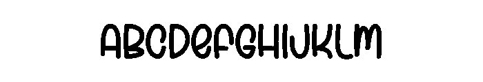 Shiny Saturday Font UPPERCASE