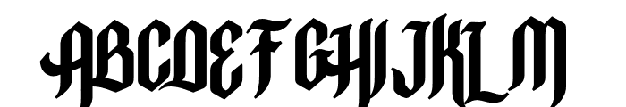 Shiva Font UPPERCASE