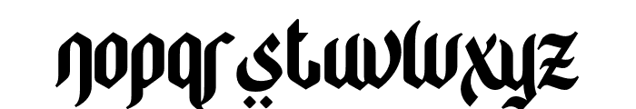 Shiva Font LOWERCASE