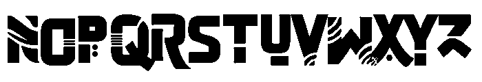 Shizuoka Cyberpunk Font UPPERCASE