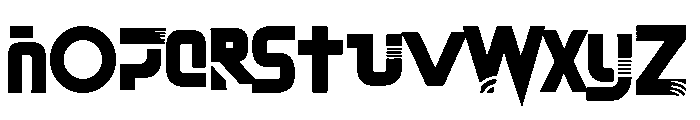 Shizuoka Cyberpunk Font LOWERCASE