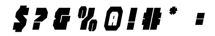 Shogunate Title Italic Font OTHER CHARS