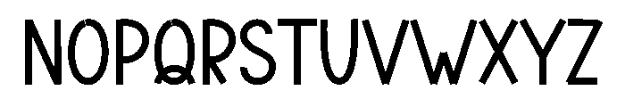 Shooping Font UPPERCASE