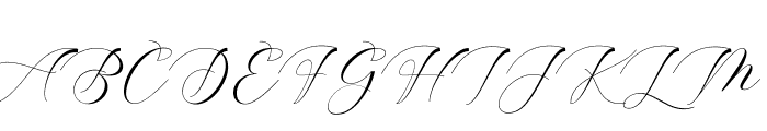 ShophiaScript Font UPPERCASE