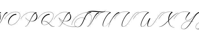ShophiaScript Font UPPERCASE