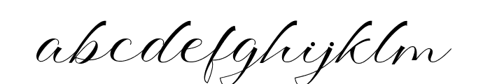 ShophiaScript Font LOWERCASE