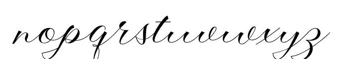 ShophiaScript Font LOWERCASE
