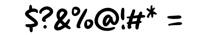 Shopia Bilqis Font OTHER CHARS