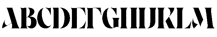 Shoreline Skeletons Demo Regular Font UPPERCASE