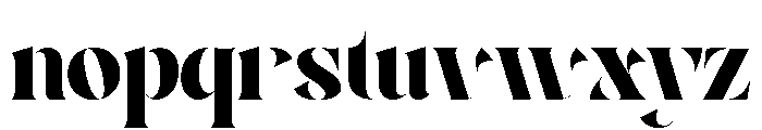 Shoreline Skeletons Demo Regular Font LOWERCASE