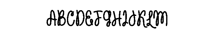 Short Autumndemo Font UPPERCASE
