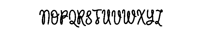 Short Autumndemo Font UPPERCASE