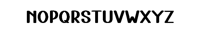Shortage Font LOWERCASE