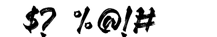 Shotengai Demo Regular Font OTHER CHARS