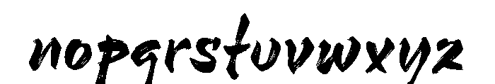 Shotengai Demo Regular Font LOWERCASE