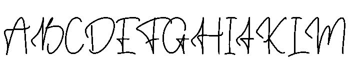 Shoulder Font UPPERCASE