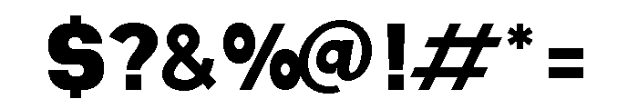 Shout Back Font OTHER CHARS