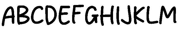 Shout Out Font UPPERCASE
