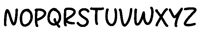 Shout Out Font UPPERCASE