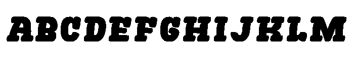 Showa Source Curry Font UPPERCASE