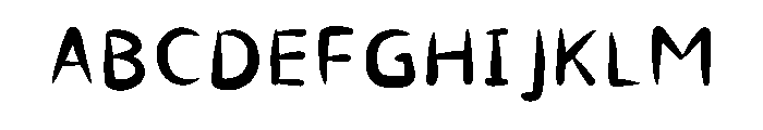Shrinxx Regular Font UPPERCASE