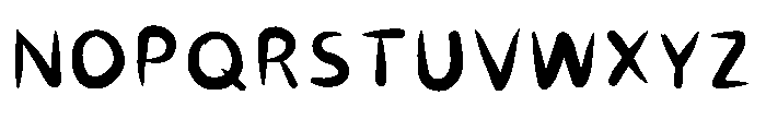 Shrinxx Regular Font UPPERCASE
