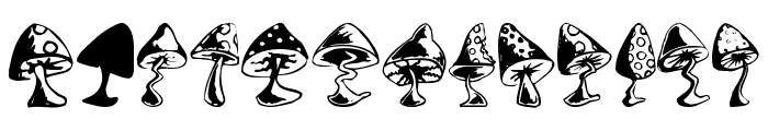 Shrooms Font LOWERCASE