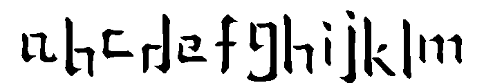 Shu Fa Regular Font UPPERCASE