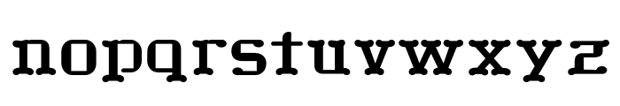 Shufu Bold Font LOWERCASE