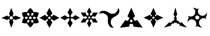 Shuriken Font OTHER CHARS