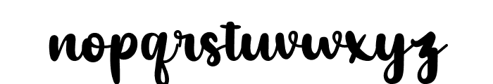 Shyness Personal Font LOWERCASE