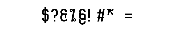 shaakmono Regular Font OTHER CHARS