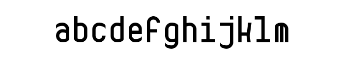 shaakmono Regular Font LOWERCASE