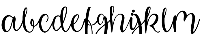 shabila Font LOWERCASE