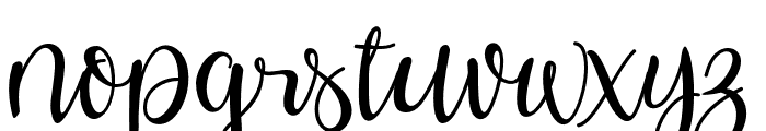 shabila Font LOWERCASE