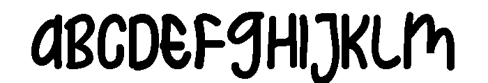 shimmering Font UPPERCASE