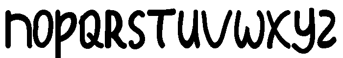 shimmering Font UPPERCASE