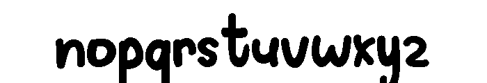shimmering Font LOWERCASE