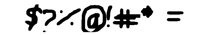 shorthand Font OTHER CHARS