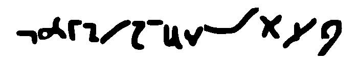 shorthand Font LOWERCASE