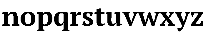 Shobhika Bold Font LOWERCASE