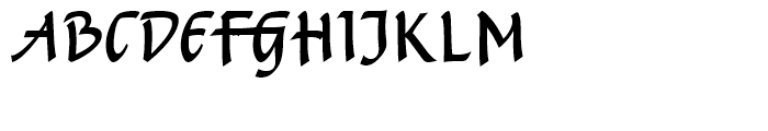 Shamrock Regular Font UPPERCASE