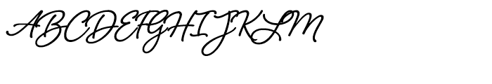 Shelby Regular Font UPPERCASE