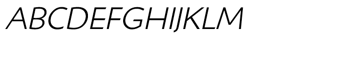 Shinn Light Italic Font UPPERCASE